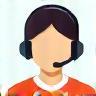 Icon representing support headphones
